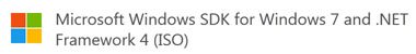 Windows SDKダウンロード・ページのタイトルの画像