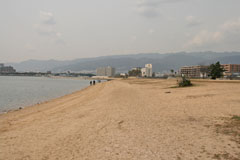 御前浜砂浜の画像
