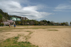 灘丸山公園の広場の画像