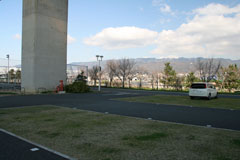 芦屋市総合公園の北側駐車場の画像