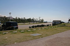 芦屋市総合公園の南側駐車場の画像