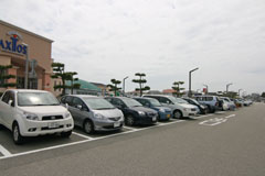 大蔵海岸公園の西駐車場の画像