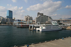中突堤の中央ターミナル前桟橋の画像